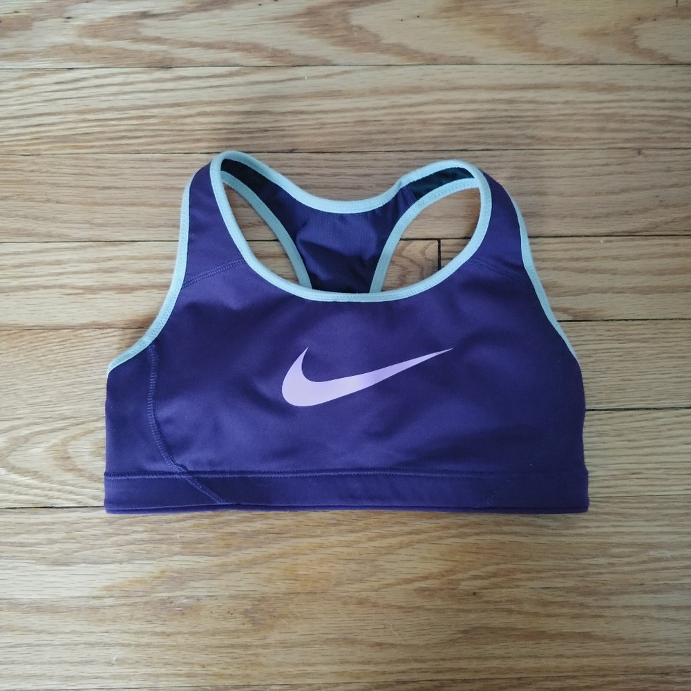 Nike Dri-Fit Sports Bra XS Purple EUC